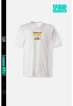 Camiseta De Snoopy Relax Fit Para Hombre L