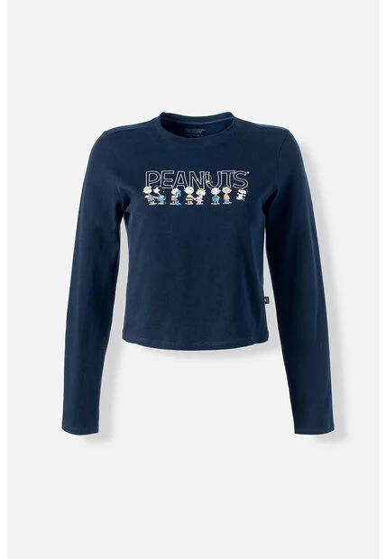 Camiseta De Snoopy Slim Fit Para Mujer L