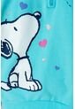 Buzo De Snoopy Azul Turquesa Con Cierre En Cuello Para Niña 10 de Snoopy