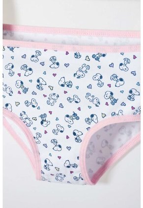 Pack X2 Panties De Snoopy Multicolor Para Niña 2T A 5T 3T