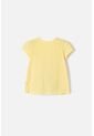 Camiseta De Snoopy Manga Corta Amarilla Para Niña 2T A 5T 5T de Snoopy