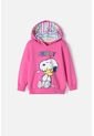 Buzo De Snoopy Con Capucha Rosado Para Niña 2T A 5T 2T de Snoopy