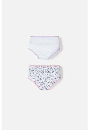 Pack X2 Panties De Snoopy Multicolor Para Niña 2T A 5T 2T