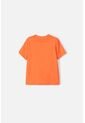 Camiseta De Snoopy Manga Corta Naranja Para Niño 2T A 5T 5T de Snoopy