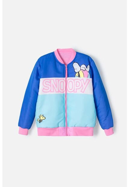 Chaqueta De Snoopy Con Cierre Multicolor Para Niña 4