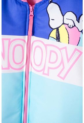 Chaqueta De Snoopy Con Cierre Multicolor Para Niña 4