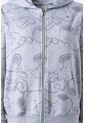 Buzo De Snoopy Gris Con Cierre Frontal Para Mujer S de Snoopy