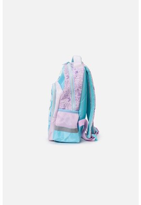 Morral De Snoopy 14" Azul Y Violeta Para Niña U