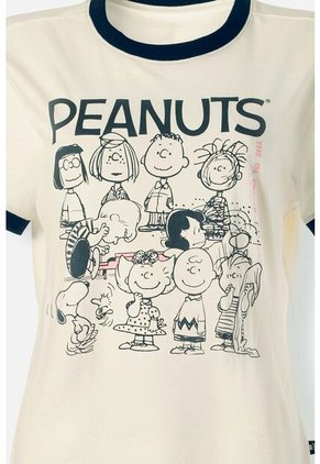 Camiseta De Snoopy Slim Fit Para Mujer L