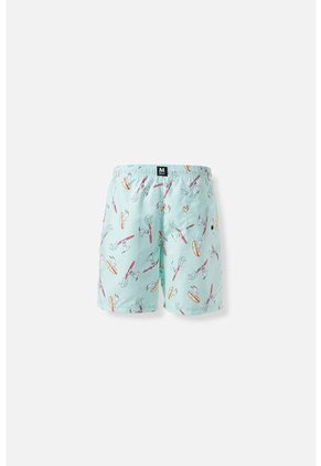 Pantaloneta De Baño De Snoopy Azul Para Hombre XL