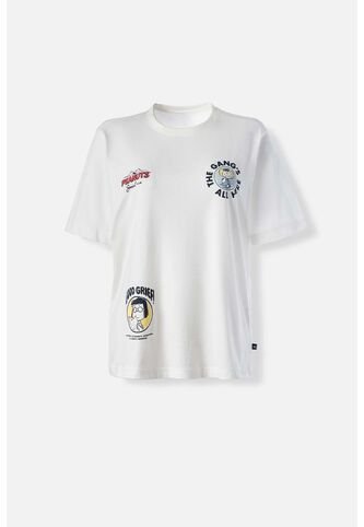 Camiseta De Snoopy Regular Fit Para Mujer XL Snoopy