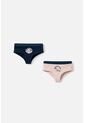 Pack X2 Panties De Snoopy Azul Oscuro Y Palo De Rosa Para Mujer XL de Snoopy