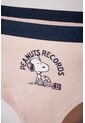 Pack X2 Panties De Snoopy Azul Oscuro Y Palo De Rosa Para Mujer XL de Snoopy
