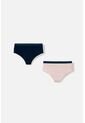 Pack X2 Panties De Snoopy Azul Oscuro Y Palo De Rosa Para Mujer XL de Snoopy