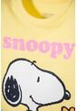 Camiseta De Snoopy Manga Corta Amarilla Para Niña 2T A 5T 3T de Snoopy
