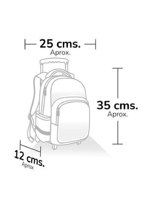 Morral De Snoopy 14" Azul Y Violeta Para Niña U
