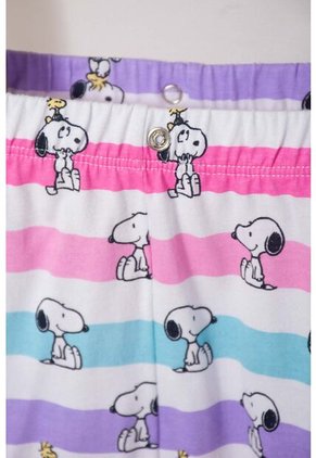 Pijama De Snoopy Pantalón Largo Multicolor Para Bebé Niña 9-12