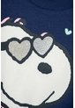 Buzo De Snoopy Cerrado Azul Para Niña 2T A 5T 4T de Snoopy