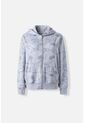 Buzo De Snoopy Gris Con Cierre Frontal Para Mujer S de Snoopy