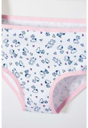 Pack X2 Panties De Snoopy Multicolor Para Niña 2T A 5T 5T