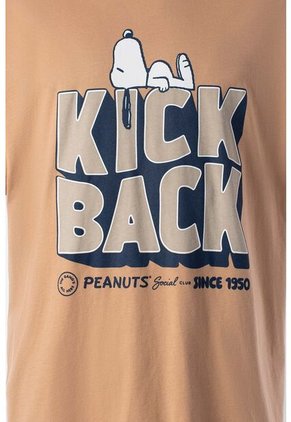 Camiseta De Snoopy Regular Fit Para Hombre L