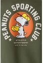 Buzo  De Snoopy Con Cierre Y Capucha Verde Y Caqui Para Mujer XS de Snoopy