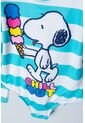 Vestido De Baño De Snoopy Blanco Y Turquesa Con Estampado Para Niña 8 de Snoopy