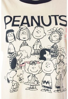 Camiseta De Snoopy Slim Fit Para Mujer M