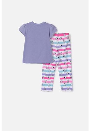 Pijama De Snoopy Con Pantalón Largo Multicolor Para Niña 2T A 5T 4T