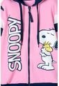 Buzo De Snoopy Con Cierre Rosado Para Niña 12 de Snoopy