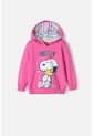 Buzo De Snoopy Con Capucha Rosado Para Niña 2T A 5T 4T de Snoopy