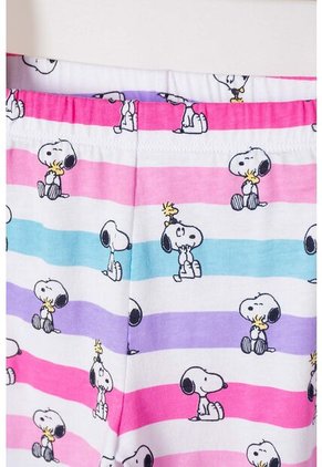 Pijama De Snoopy Con Pantalón Largo Multicolor Para Niña 2T A 5T 5T