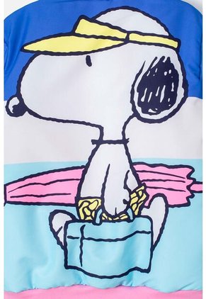 Chaqueta De Snoopy Con Cierre Multicolor Para Niña 4