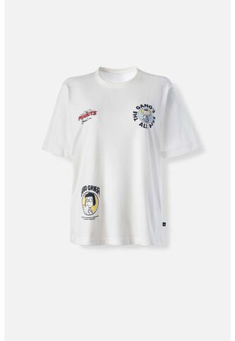 Camiseta De Snoopy Regular Fit Para Mujer XL Snoopy