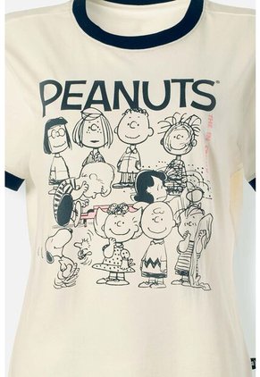 Camiseta De Snoopy Slim Fit Para Mujer S