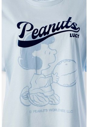 Camiseta De Snoopy Regular Fit Para Mujer S