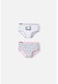 Pack X2 Panties De Snoopy Multicolor Para Niña 2T A 5T 4T de Snoopy
