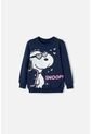 Buzo De Snoopy Cerrado Azul Para Niña 2T A 5T 4T de Snoopy