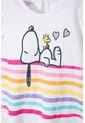 Conjunto De Snoopy Manga Corta Multicolor Para Bebé Niña 9-12 de Snoopy