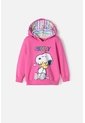 Buzo De Snoopy Con Capucha Rosado Para Niña 2T A 5T 4T de Snoopy