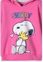 Buzo De Snoopy Con Capucha Rosado Para Niña 2T A 5T 4T de Snoopy
