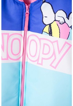 Chaqueta De Snoopy Con Cierre Multicolor Para Niña 4