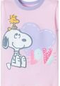 Pijama De Snoopy Multicolor De Pantalón Largo Para Niña 2t A 5t 5T de Snoopy