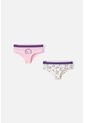 Pack X2 Panties De Snoopy Marfil Y Rosa Pastel Para Mujer M de Snoopy