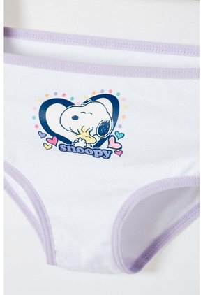 Pack X2 Panties De Snoopy Multicolor Para Niña 2T A 5T 5T