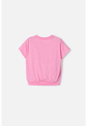 Camiseta De Snoopy Manga Corta Para Niña 2T A 5T 2T
