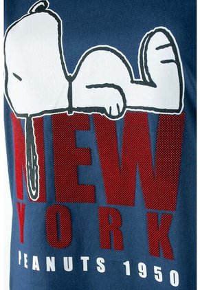 Camiseta De Snnopy Slim Fit Para Mujer XS