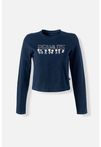 Camiseta De Snoopy Slim Fit Para Mujer M Snoopy