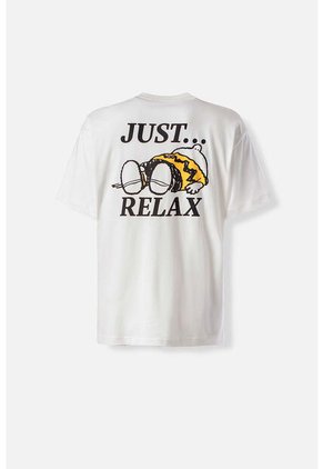 Camiseta De Snoopy Relax Fit Para Hombre L