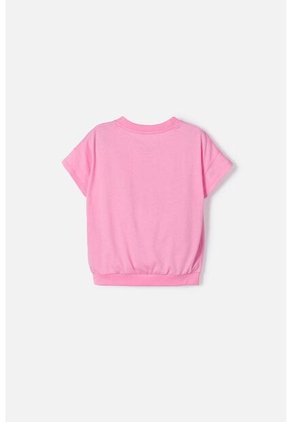 Camiseta De Snoopy Manga Corta Para Niña 2T A 5T 5T